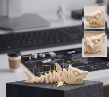 Hareketli Megalodon İskeleti